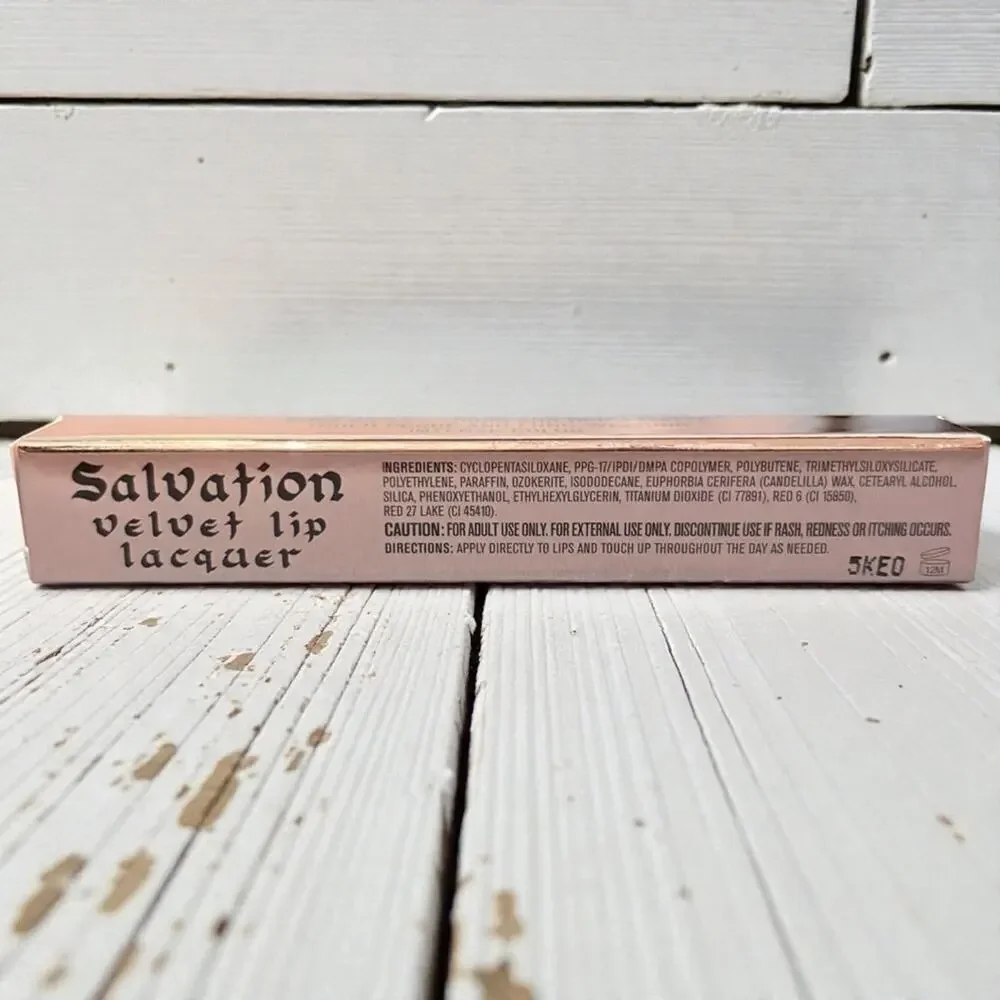 Makeup Revolution Salvation Velvet Lip Lacquer You Took My Love New